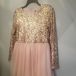 Picture perfect rose gold dress